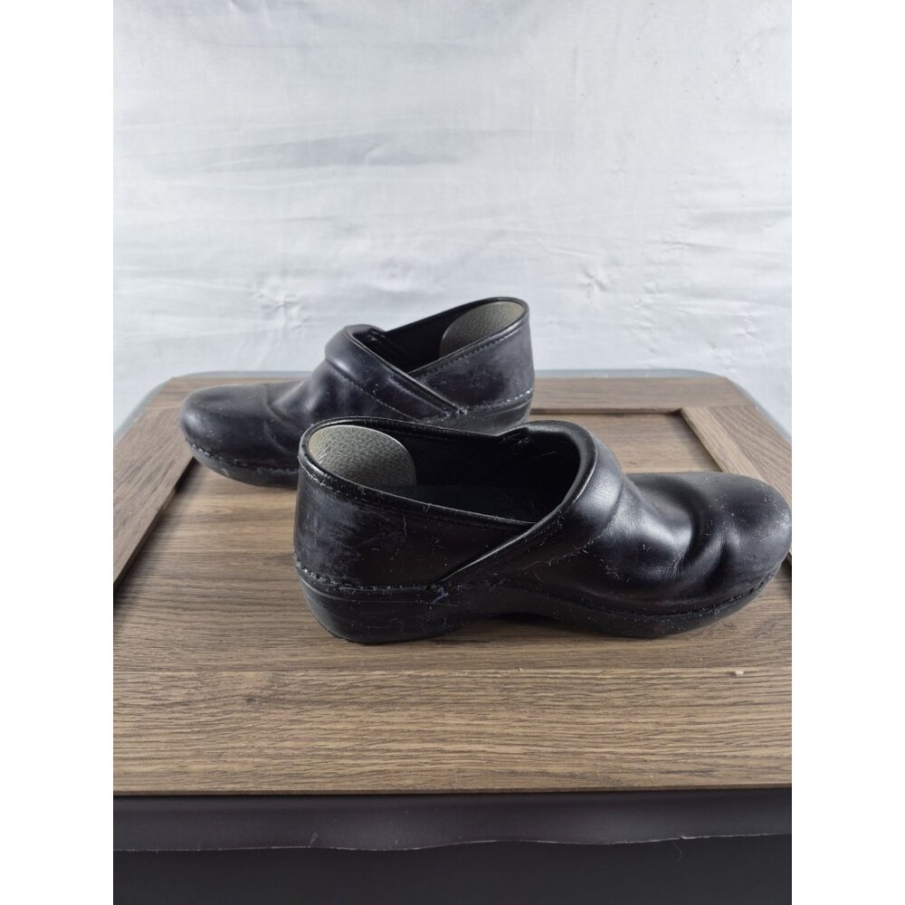 Dansko XP 20 Women's Black Leather Professional Nursing Clogs Shoes Size 9
